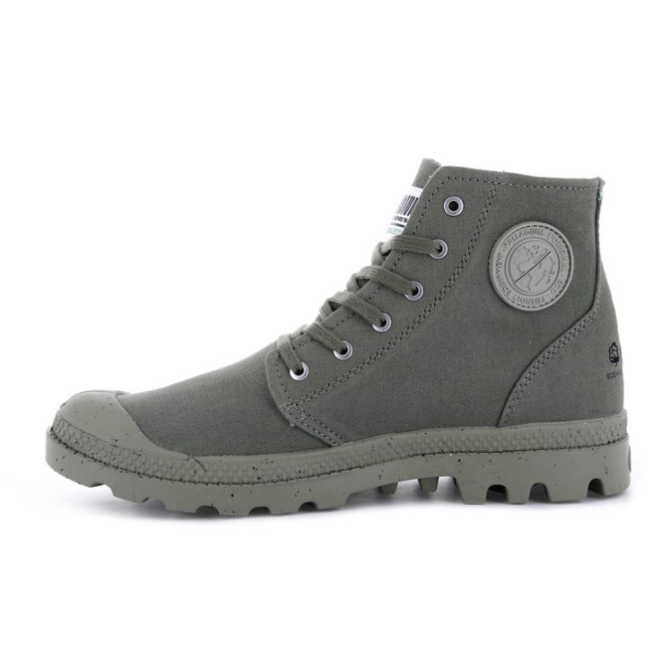 Bottes Palladium Pampa Hi Organic II Homme Grise | FR CNT296J